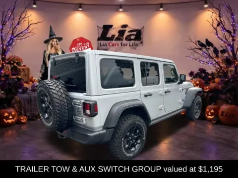 Another view of 2023 Jeep Wrangler Willys 4xe for sale in Northampton, MA at Lia Chrysler Jeep Dodge Ram Northampton