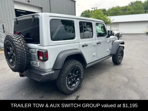 Another view of 2023 Jeep Wrangler Willys 4xe for sale in Northampton, MA at Lia Chrysler Jeep Dodge Ram Northampton