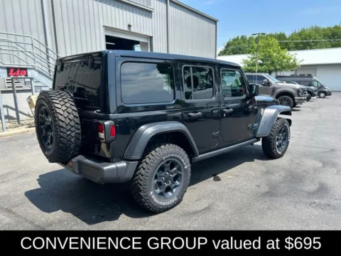 Another view of 2023 Jeep Wrangler Willys 4xe for sale in Northampton, MA at Lia Chrysler Jeep Dodge Ram Northampton