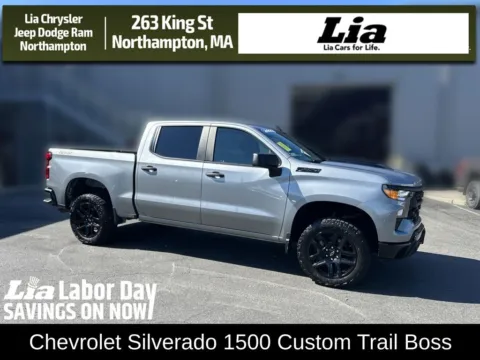 Gray 2023 Chevrolet Silverado 1500 Custom Trail Boss for sale in Northampton, MA