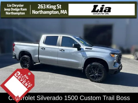 Gray 2023 Chevrolet Silverado 1500 Custom Trail Boss for sale in Northampton, MA