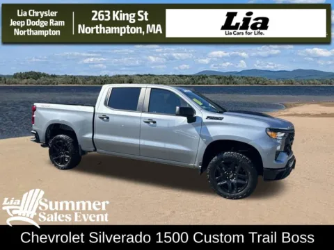 Gray 2023 Chevrolet Silverado 1500 Custom Trail Boss for sale in Northampton, MA