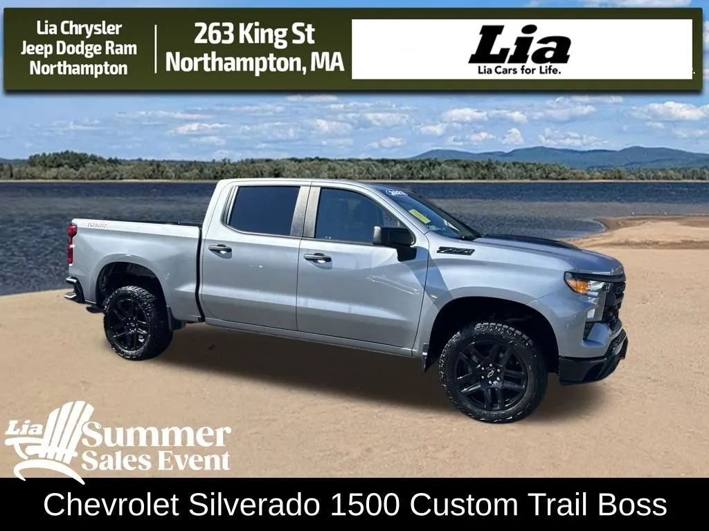 Gray 2023 Chevrolet Silverado 1500 Custom Trail Boss for sale in Northampton, MA