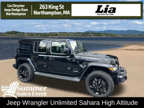 Black 2020 Jeep Wrangler Unlimited Sahara High Altitude for sale in Northampton, MA