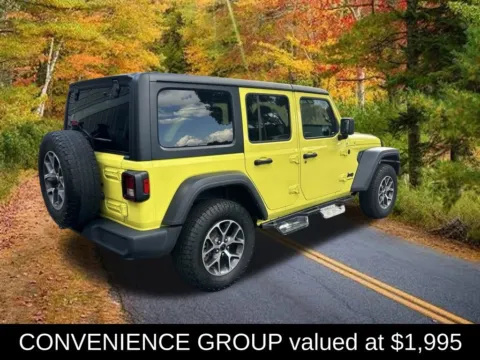 Another view of 2024 Jeep Wrangler Sport S for sale in Northampton, MA at Lia Chrysler Jeep Dodge Ram Northampton