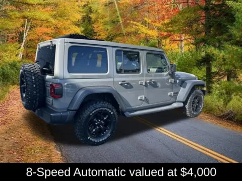 Another view of 2022 Jeep Wrangler Unlimited Willys for sale in Northampton, MA at Lia Chrysler Jeep Dodge Ram Northampton