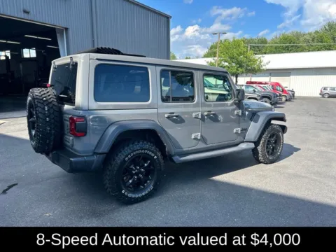 Another view of 2022 Jeep Wrangler Unlimited Willys for sale in Northampton, MA at Lia Chrysler Jeep Dodge Ram Northampton