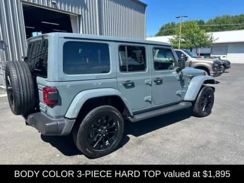 Another view of 2024 Jeep Wrangler Sahara 4xe for sale in Northampton, MA at Lia Chrysler Jeep Dodge Ram Northampton