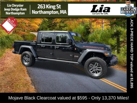 Black 2026 Jeep Gladiator Mojave for sale in Northampton, MA