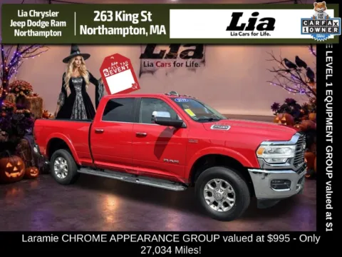 Red 2019 Ram 2500 Laramie for sale in Northampton, MA