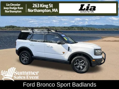 White 2023 Ford Bronco Sport Badlands for sale in Northampton, MA