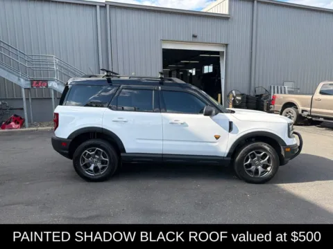 Photos of 2023 Ford Bronco Sport Badlands for sale in Northampton, MA at Lia Chrysler Jeep Dodge Ram Northampton