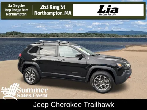 Black 2022 Jeep Cherokee Trailhawk for sale in Northampton, MA