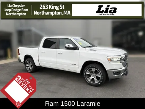 White 2023 Ram 1500 Laramie for sale in Northampton, MA