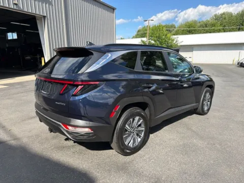 Another view of 2023 Hyundai Tucson Hybrid Blue for sale in Northampton, MA at Lia Chrysler Jeep Dodge Ram Northampton