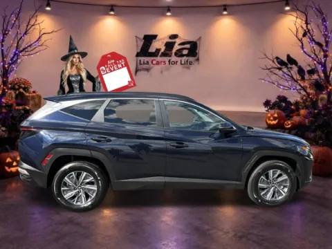 Photos of 2023 Hyundai Tucson Hybrid Blue for sale in Northampton, MA at Lia Chrysler Jeep Dodge Ram Northampton
