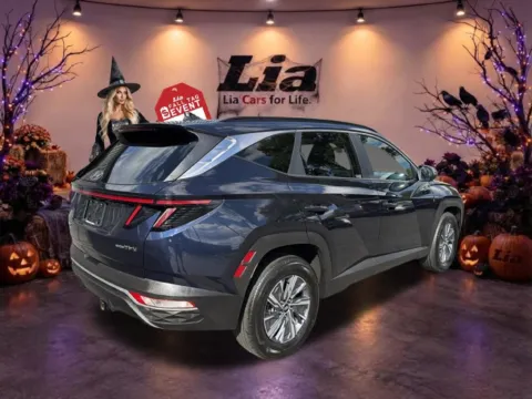 Another view of 2023 Hyundai Tucson Hybrid Blue for sale in Northampton, MA at Lia Chrysler Jeep Dodge Ram Northampton
