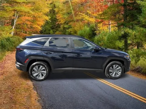 Photos of 2023 Hyundai Tucson Hybrid Blue for sale in Northampton, MA at Lia Chrysler Jeep Dodge Ram Northampton