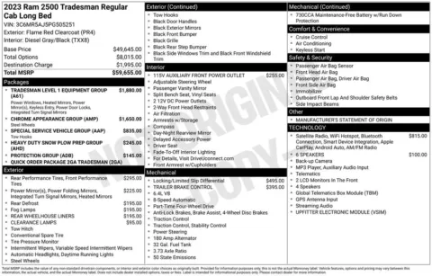 More photos of 2023 Ram 2500 Tradesman at Lia Chrysler Jeep Dodge Ram Northampton, MA
