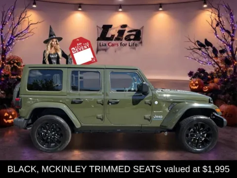 Photos of 2024 Jeep Wrangler Sahara 4xe for sale in Northampton, MA at Lia Chrysler Jeep Dodge Ram Northampton