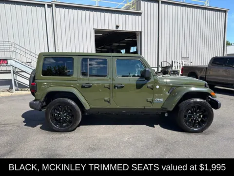 Photos of 2024 Jeep Wrangler Sahara 4xe for sale in Northampton, MA at Lia Chrysler Jeep Dodge Ram Northampton
