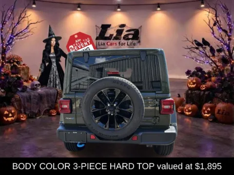 Another view of 2024 Jeep Wrangler Sahara 4xe for sale in Northampton, MA at Lia Chrysler Jeep Dodge Ram Northampton