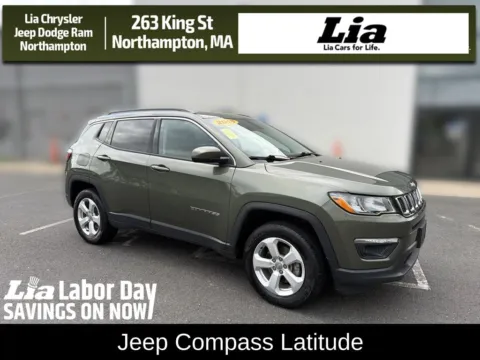Green 2018 Jeep Compass Latitude for sale in Northampton, MA