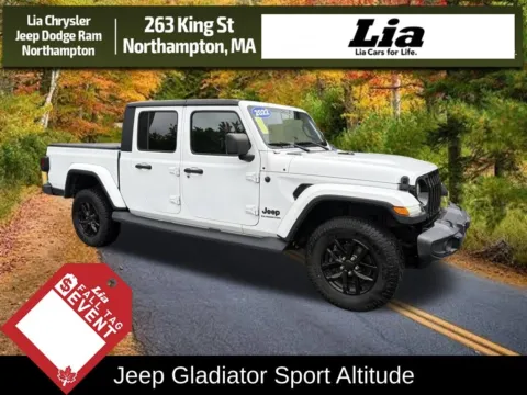 White 2022 Jeep Gladiator Sport for sale in Northampton, MA