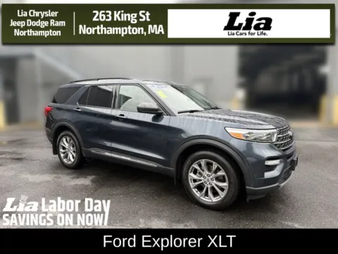 Blue 2022 Ford Explorer XLT for sale in Northampton, MA