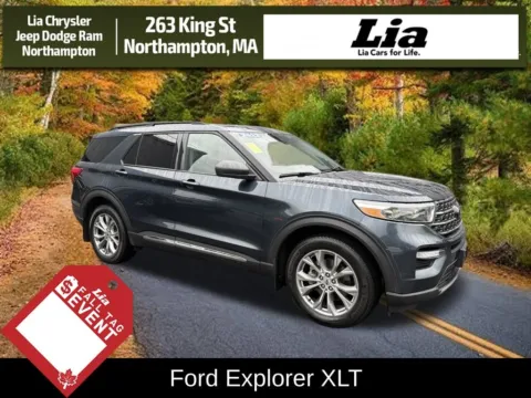 Blue 2022 Ford Explorer XLT for sale in Northampton, MA
