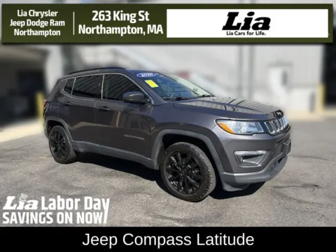 Gray 2020 Jeep Compass Latitude for sale in Northampton, MA