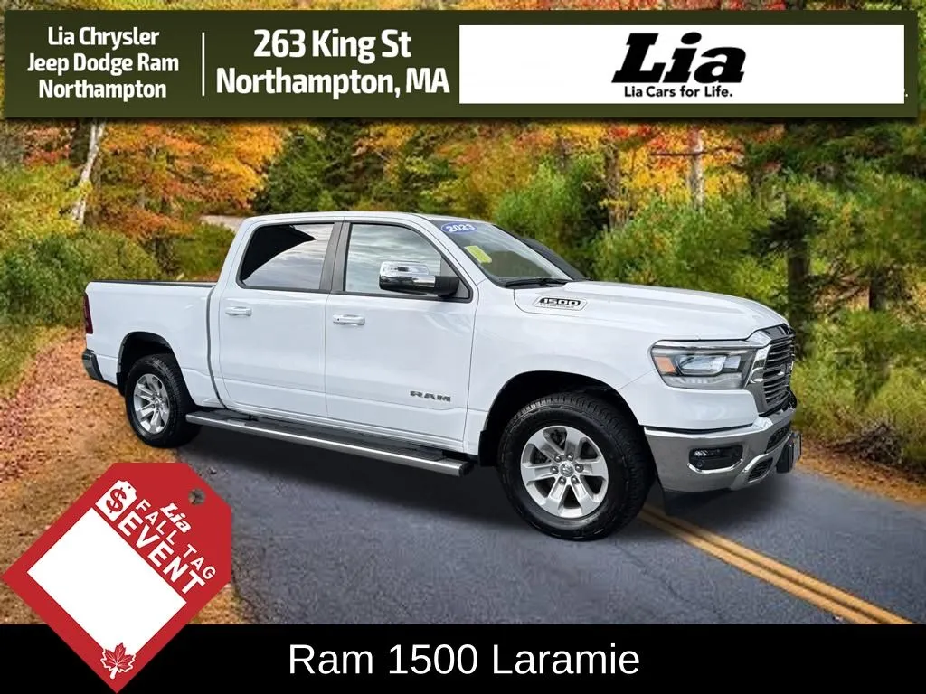 White 2023 Ram 1500 Laramie for sale in Northampton, MA