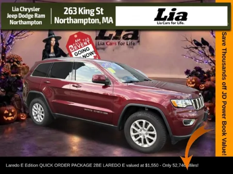 Red 2021 Jeep Grand Cherokee Laredo E for sale in Northampton, MA
