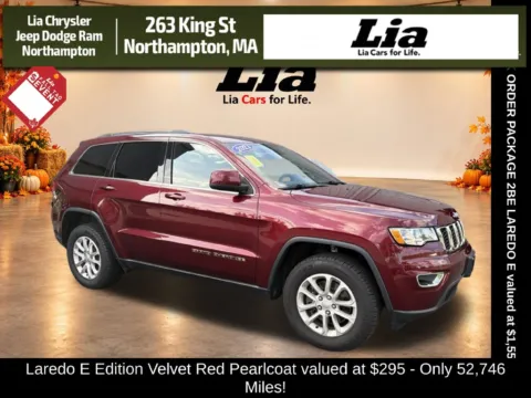Red 2021 Jeep Grand Cherokee Laredo E for sale in Northampton, MA