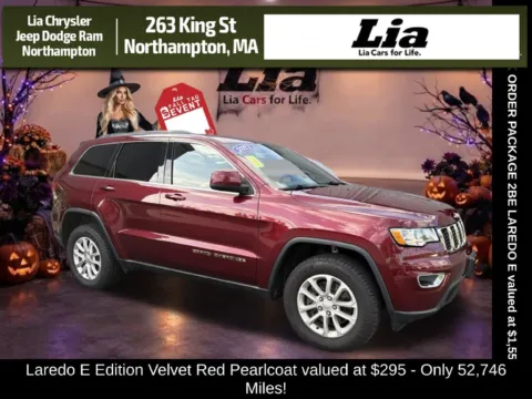 Red 2021 Jeep Grand Cherokee Laredo E for sale in Northampton, MA