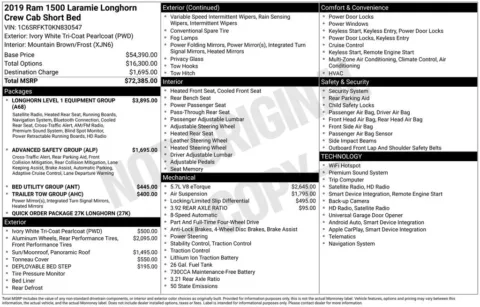 More photos of 2019 Ram 1500 Laramie Longhorn at Lia Chrysler Jeep Dodge Ram Northampton, MA