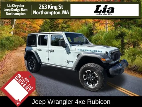 Blue 2024 Jeep Wrangler Rubicon 4xe for sale in Northampton, MA