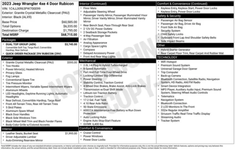 More photos of 2023 Jeep Wrangler Rubicon 4xe at Lia Chrysler Jeep Dodge Ram Northampton, MA