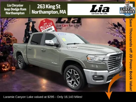 Green 2026 Ram 1500 Laramie for sale in Northampton, MA