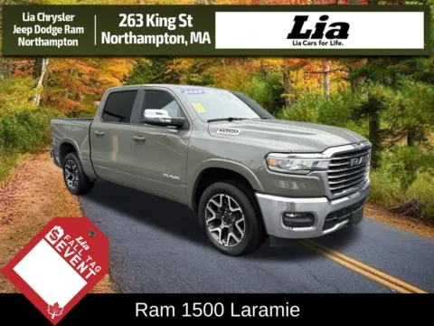 Green 2026 Ram 1500 Laramie for sale in Northampton, MA