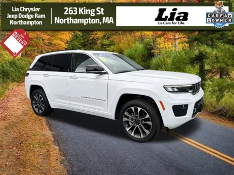 White 2023 Jeep Grand Cherokee Overland for sale in Northampton, MA