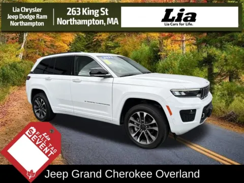 White 2023 Jeep Grand Cherokee Overland for sale in Northampton, MA