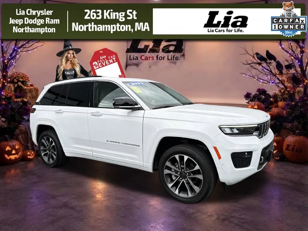 White 2023 Jeep Grand Cherokee Overland for sale in Northampton, MA