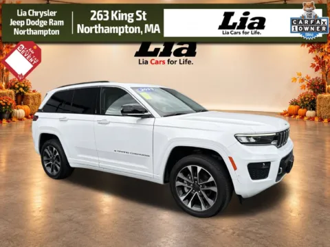White 2023 Jeep Grand Cherokee Overland for sale in Northampton, MA