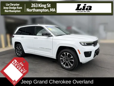 White 2023 Jeep Grand Cherokee Overland for sale in Northampton, MA