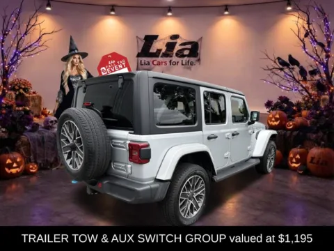 Another view of 2023 Jeep Wrangler Sahara 4xe for sale in Northampton, MA at Lia Chrysler Jeep Dodge Ram Northampton