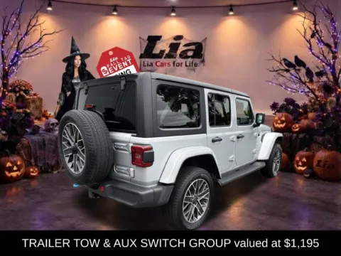 Another view of 2023 Jeep Wrangler Sahara 4xe for sale in Northampton, MA at Lia Chrysler Jeep Dodge Ram Northampton