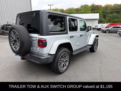 Another view of 2023 Jeep Wrangler Sahara 4xe for sale in Northampton, MA at Lia Chrysler Jeep Dodge Ram Northampton
