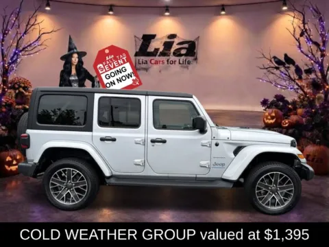 Photos of 2023 Jeep Wrangler Sahara 4xe for sale in Northampton, MA at Lia Chrysler Jeep Dodge Ram Northampton