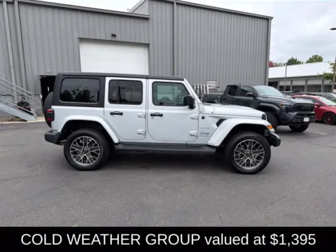 Photos of 2023 Jeep Wrangler Sahara 4xe for sale in Northampton, MA at Lia Chrysler Jeep Dodge Ram Northampton